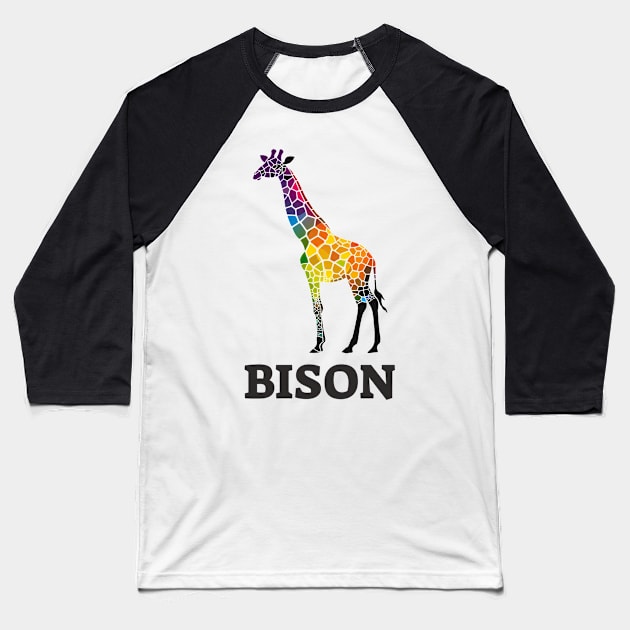 Bison Baseball T-Shirt by obstinator